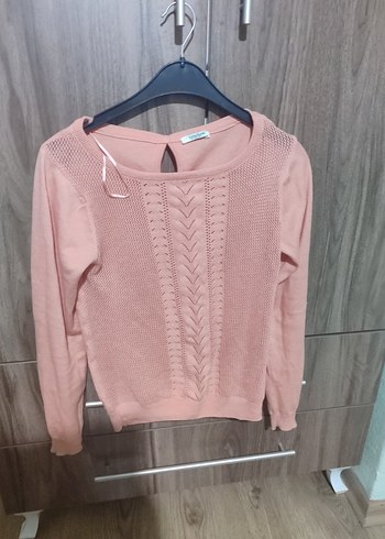 Pembe Triko Kadın Kazak