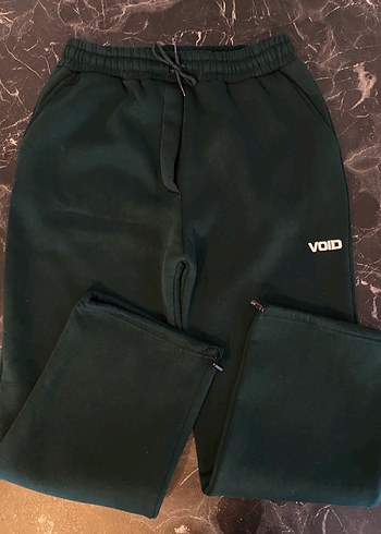 YENİ VOID,Koyu Yeşil Eşofman Polarlı-L/XL uyumudur - Görsel 4