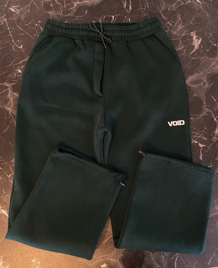 YENİ VOID,Koyu Yeşil Eşofman Polarlı-L/XL uyumudur - Görsel 4