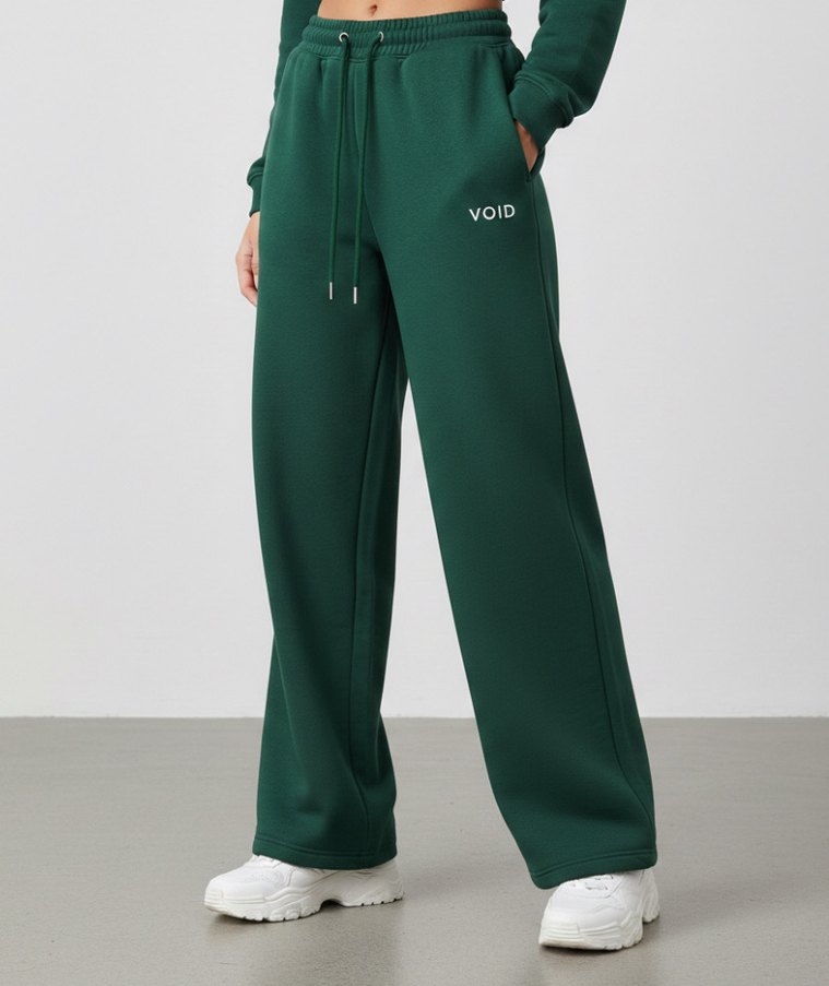 YENİ VOID,Koyu Yeşil Eşofman Polarlı-L/XL uyumudur - Görsel 2