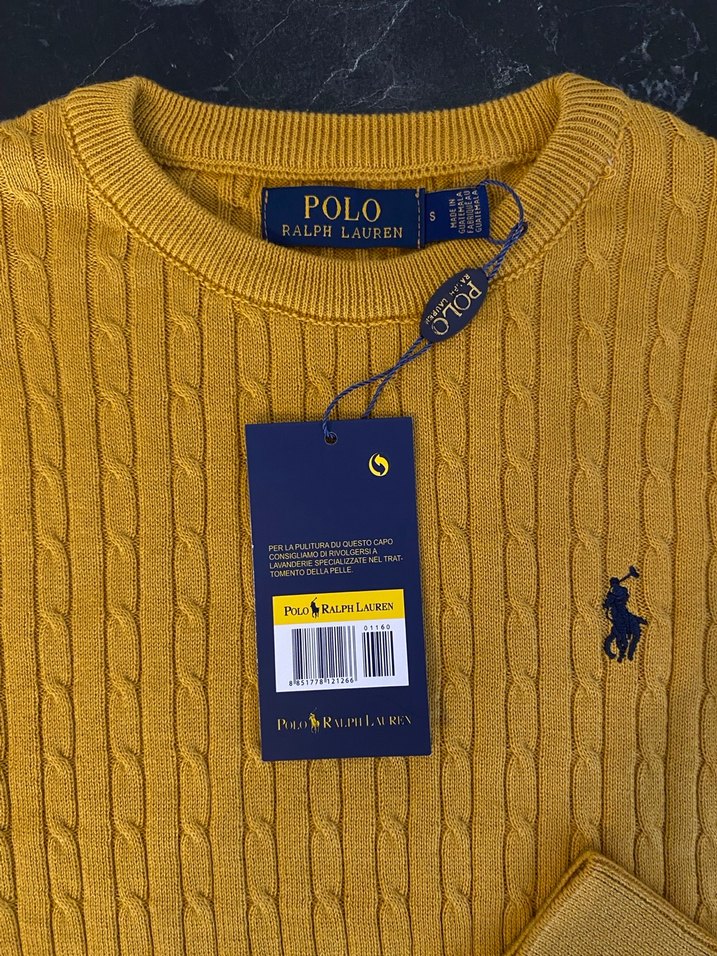 Ralph Lauren Yeni,Kullanılmamış Kazak-Hardal Rengi,S - Görsel 3