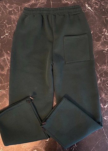 Yeni VOID Polarlı Koyu Yeşil Eşofman-M - Görsel 7