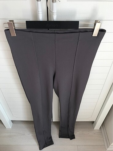 H&M fitilli yırtmaç detaylı pantolon