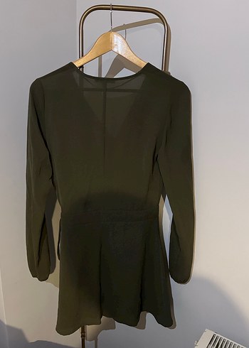 Haki Anvelop Mini Elbise - Görsel 2