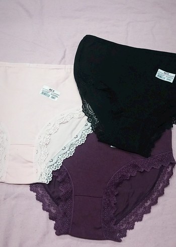 Pastel Renkli Midi Kadın Külot Seti - Görsel 2