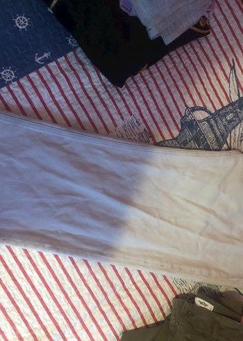 Gri Bol Kesim Denim Pantolon - Görsel 3