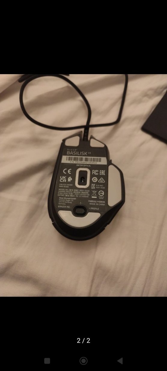 Kablolu Siyah Razer Basilisk V3 Bilgisayar Mouse - Görsel 2