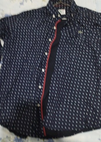 Erkek Lacivert Baskılı Uzun Kollu Gömlek - Görsel 2