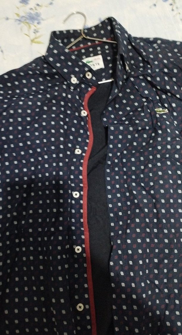 Erkek Lacivert Baskılı Uzun Kollu Gömlek - Görsel 4