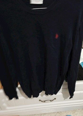 Erkek Lacivert Triko Kazak - Görsel 2