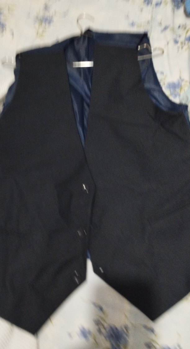 Düğmeli Siyah Erkek Yelek - Görsel 2