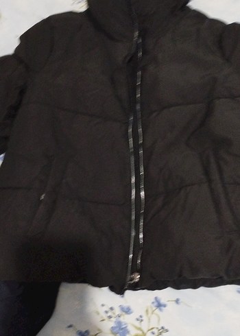 Siyah Fermuarlı Midi Kadın Mont - Görsel 2