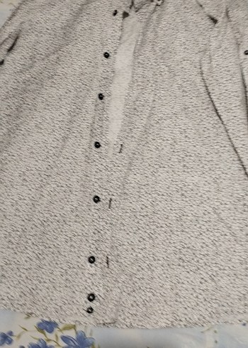 Gri Yılan Desenli Midi Hamile Ceket - Görsel 3