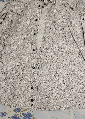 Gri Yılan Desenli Midi Hamile Ceket - Görsel 2