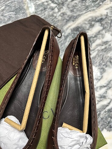 36,5 Beden Orjinal Gucci Babet