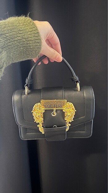 Versace gold detaylı çanta