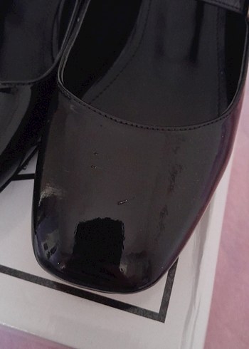 Tokalı Siyah Mary Jane Ayakkabi - Görsel 4