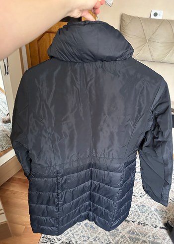 Kadın lacivert Fermuarlı Mont - Görsel 2