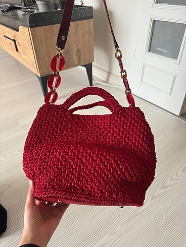 Diğer Kırmızı El yapımı Çanta