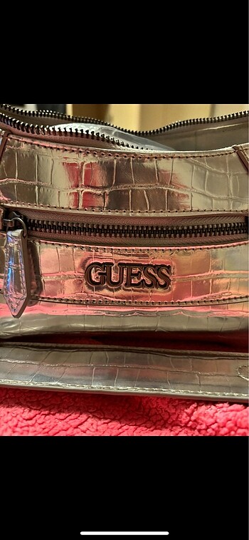 Beden gri Renk Guess silver canta