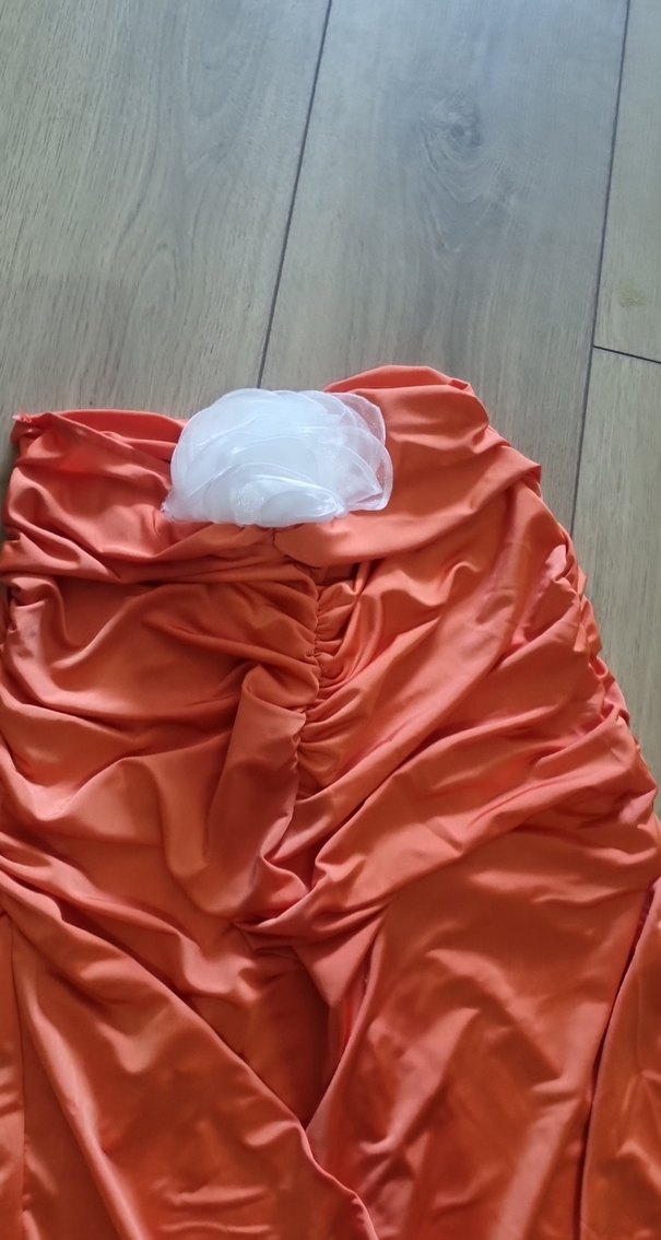 Parlak Turuncu Etek - Görsel 3