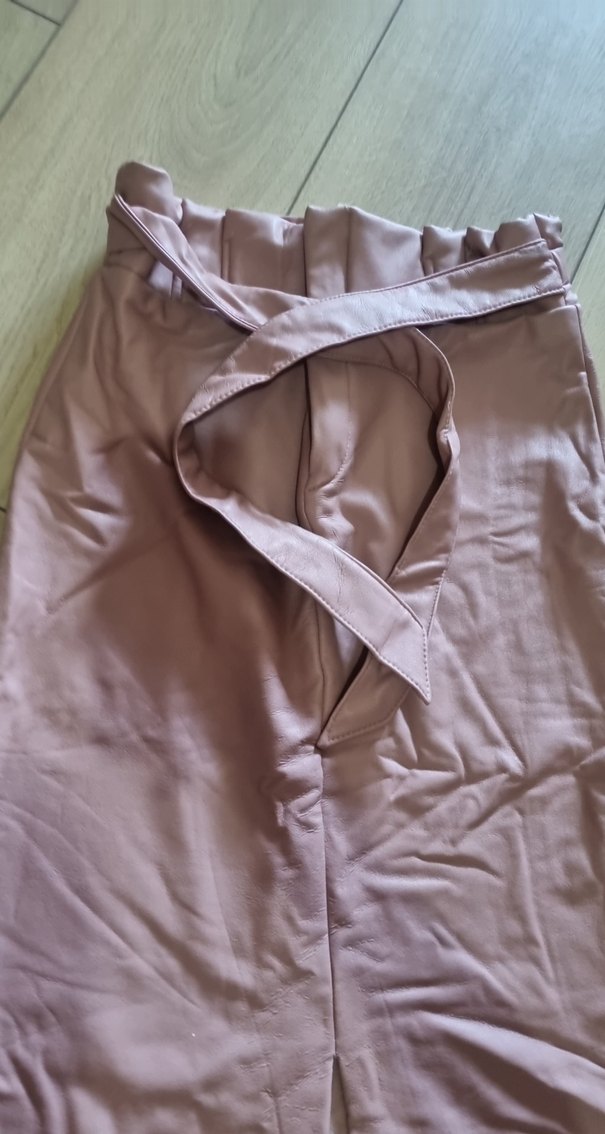 Bej Kadın Uzun Kemerli Etek - Görsel 3