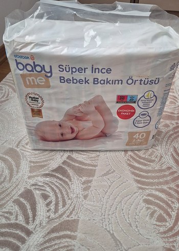 Ekonomi Paket Süper İnce Bebek Bakım Örtüsü 40'lı - Görsel 2