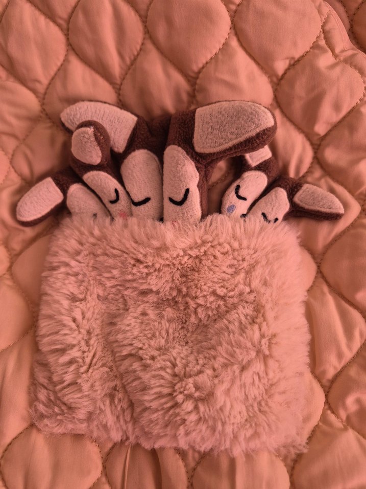 Kürklü Kapüşonlu Pembe Bebek Tulumu - Görsel 4