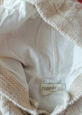 Düğmeli Örgü Bebek Tulum - Görsel 3