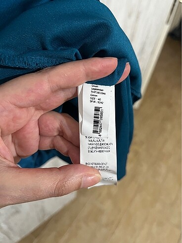 40 Beden mavi Renk Defacto mini elbise