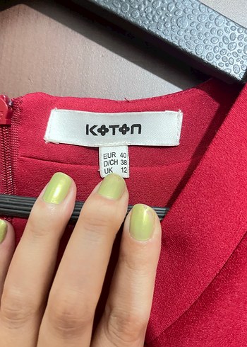 Bordo V Yaka Kemerli Mini Kalem Elbise - Görsel 4