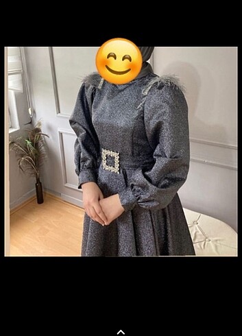 Diğer çok şık elbise sadece bir kere giyildi.esarp dâhildir