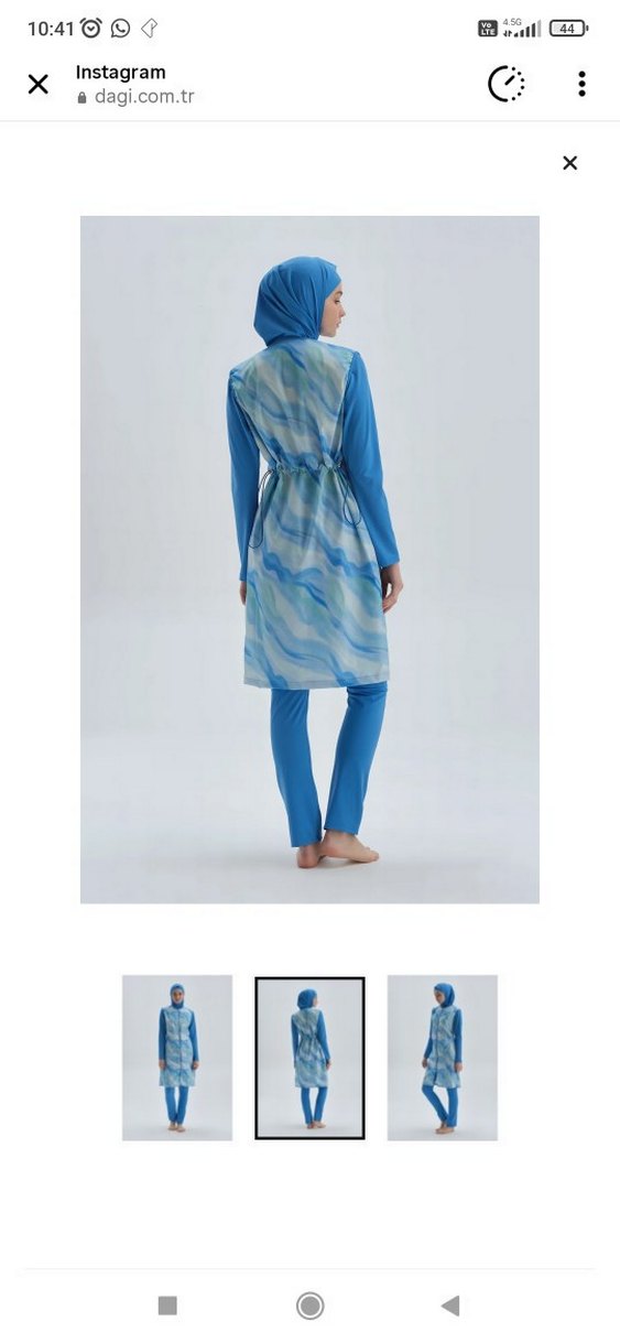 Dagi kadın tesettür mayo - Görsel 4