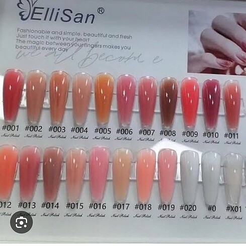 Protez tırnak Ellisan jel 3lü(sıfır) - Görsel 2