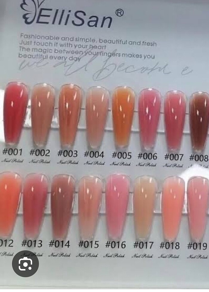 Protez tırnak Ellisan jel 3lü(sıfır) - Görsel 2