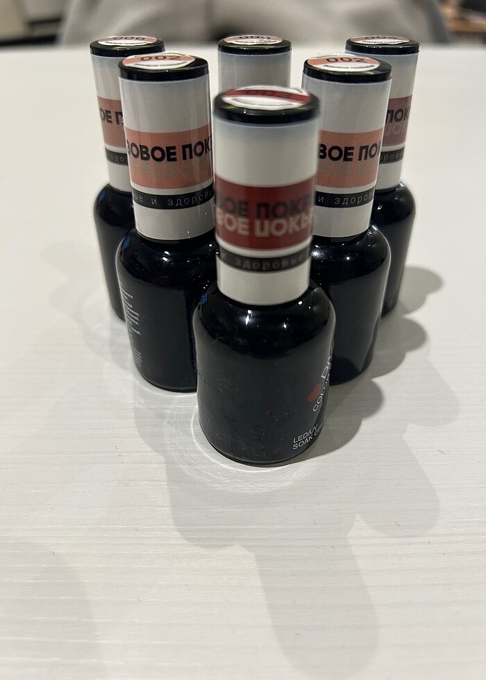 Protez tırnak renkli base coat (4 adet fiyatı) - Görsel 3