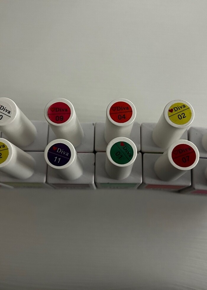 Protez tırnak diva neon kalıcı oje(adet) - Görsel 2