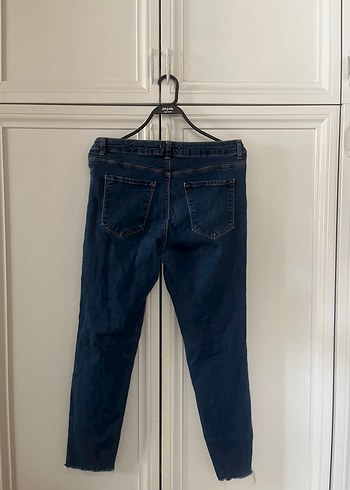LC Waikiki Kadın Lacivert Dar Kesim Midi Kot Pantolon