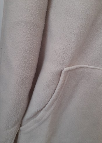 s Beden ten rengi Renk Bej Kapüşonlu Kadın Sweatshirt