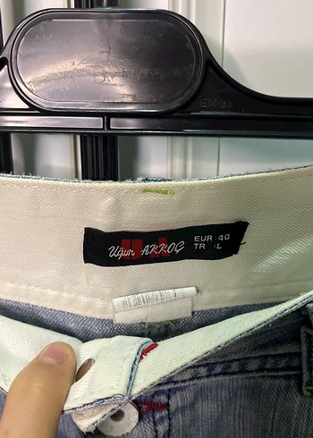 Düğmeli Mavi Kadın Midi Denim Etek - Görsel 2