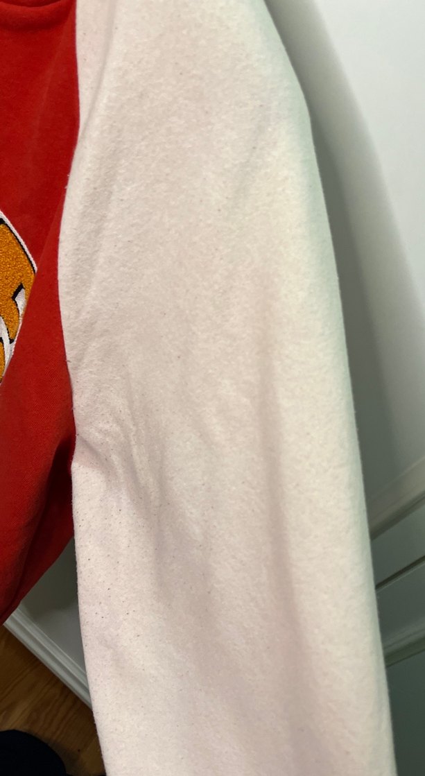 Düğmeli Kırmızı Beyzbol Ceket - Görsel 3