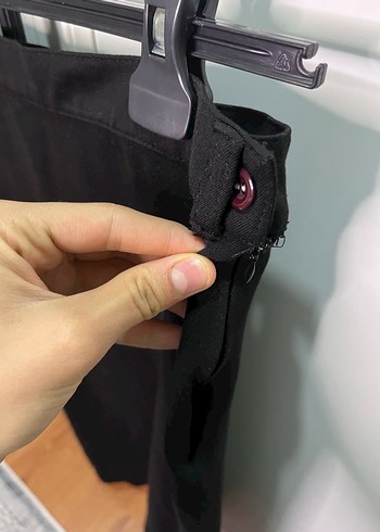 Siyah Kadın Midi Kalem Etek - Görsel 2