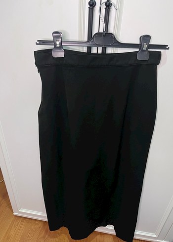 Siyah Kadın Midi Kalem Etek - Görsel 3