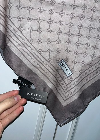 Vakko marka sıfır pamuk eşarp - Görsel 5