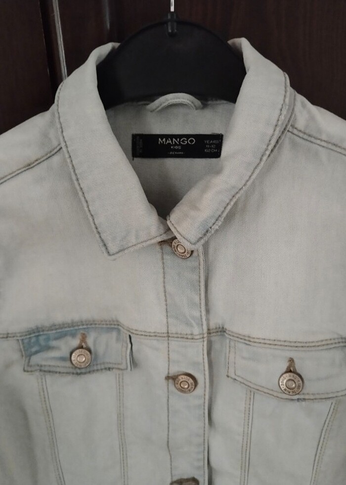 Kız çocuk kot ceket - Görsel 2