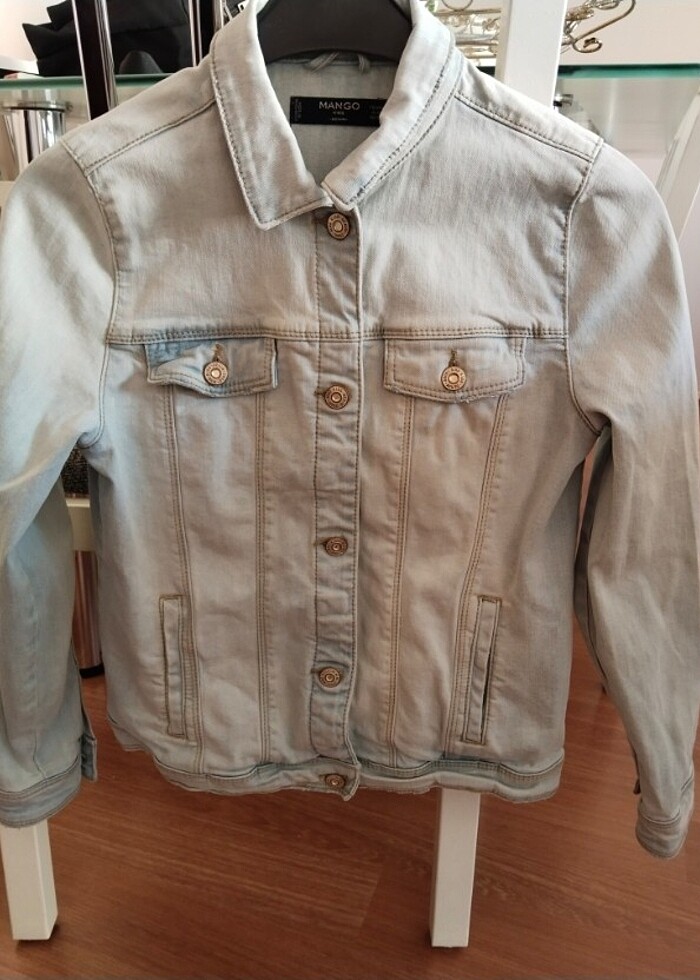 Kız çocuk kot ceket - Görsel 3