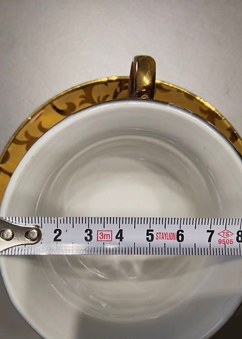 Altın Renkli Nostalji Çay Seti - Görsel 4