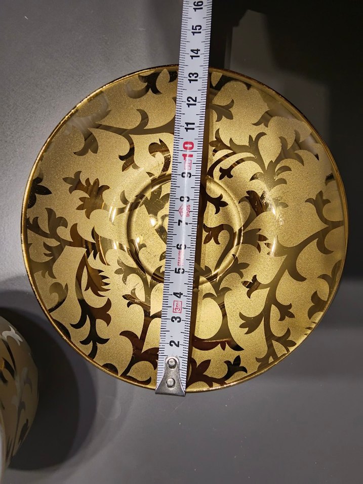 Altın Renkli Nostalji Çay Seti - Görsel 5