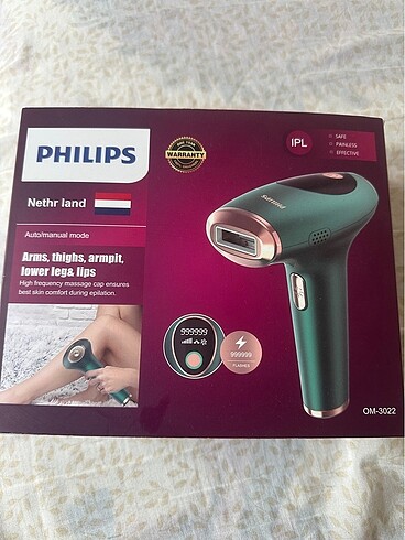 Philips lazer epilasyon aleti