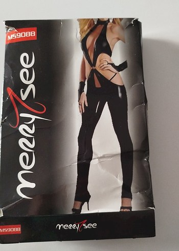 Siyah Strappy Avant-Garde Kadın Pijama